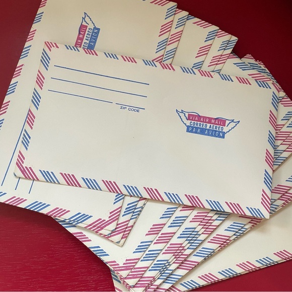 ⭐️FWP Vintage Airmail Envelopes - set of 20 - new and unused - Picture 1 of 4